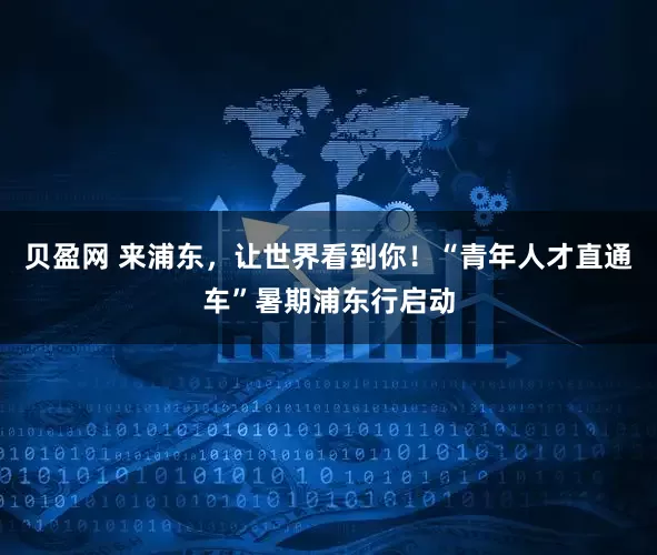 贝盈网 来浦东，让世界看到你！“青年人才直通车”暑期浦东行启动