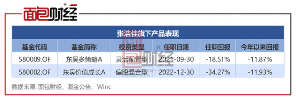 金智股配 行情好也亏钱？东吴基金张浩佳在管产品年内跌幅均超10%